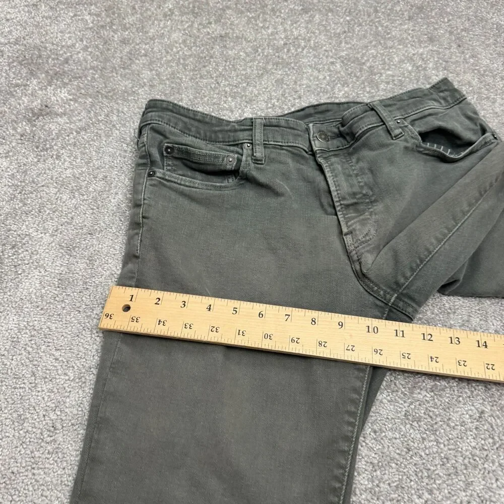 Bonobos Tailored Stretch Straight Leg Denim Jeans Mens 34x30 Gray Charcoal Wash